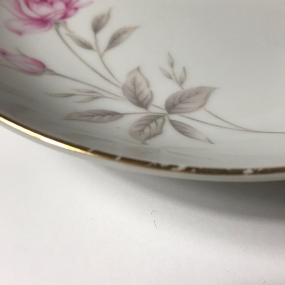 6 Royal Cameo “Regina Rose” Fine China Berry Bowls | Japan 3307 | 5-3/4” - Picture 4 of 6